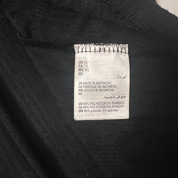 Jenni Intimates Black Ribbed Sleep Ph Top size XL NWT - Picture 2 of 3